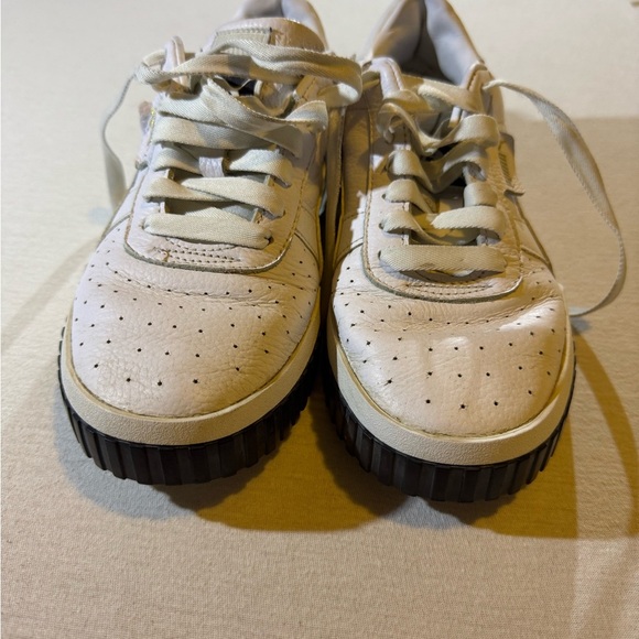 Puma Classic White and Black Sneakers - Picture 3 of 7